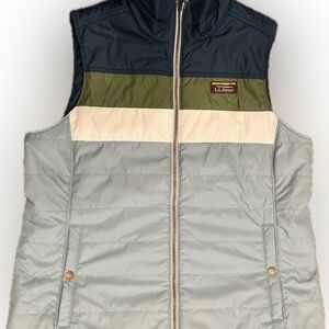 L.L. Bean Women's Teal Puffer Vest